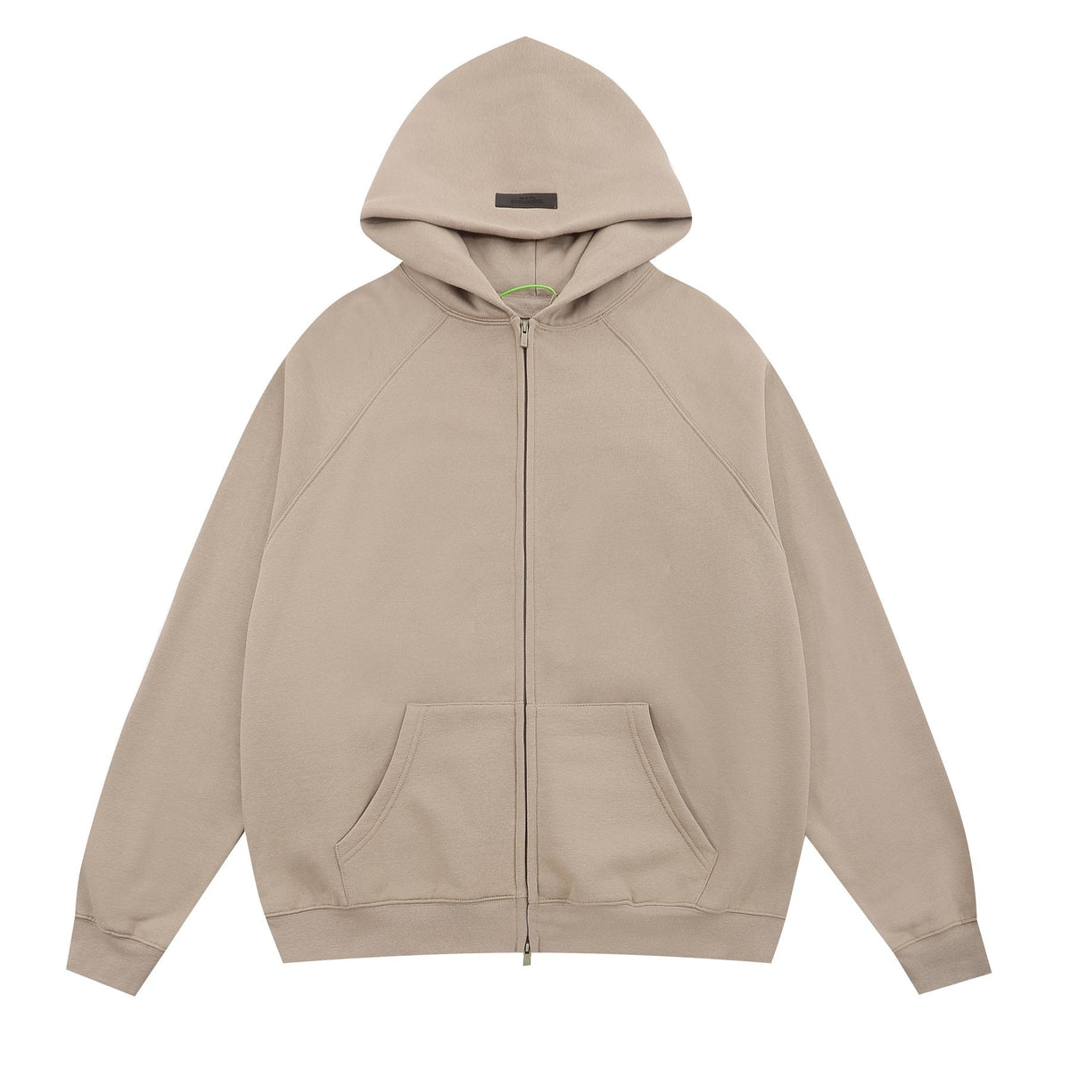 Essentials Fear of God Zip Hoodie — front