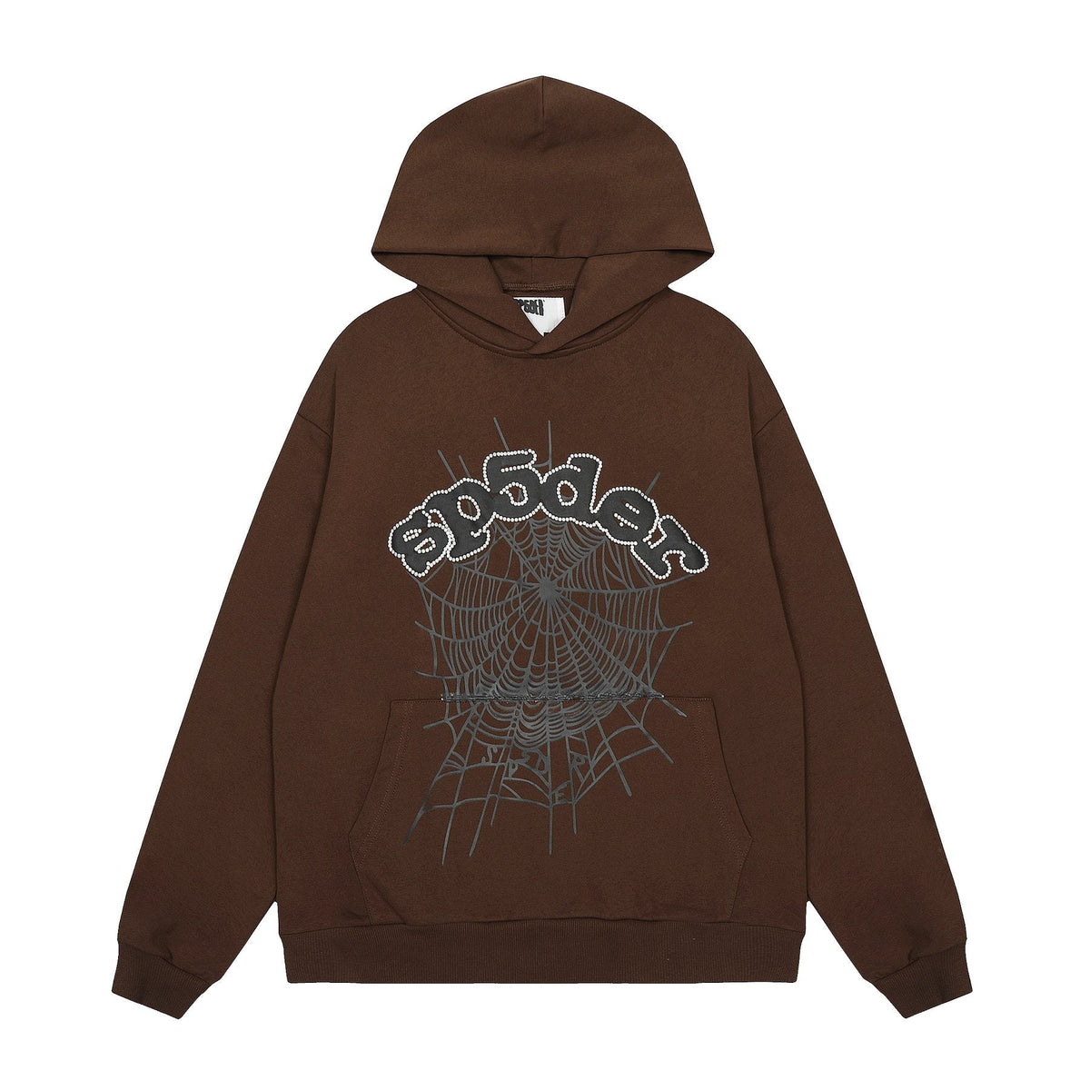 Sp5der Spiderweb Graphic Pullover Hoodie — hero